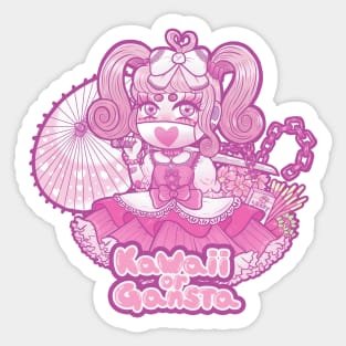 Kawaii Gansta Sticker